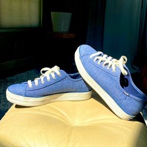 NWOT- Keds Denim sneakers - never worn size 9.5